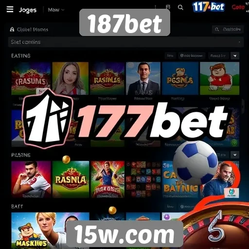 Variedade de jogos oferecidos pelo 187bet
